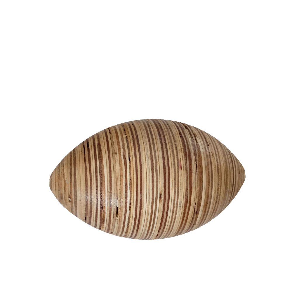 CEBO M ΔΙΑΚΟΣΜΗΤΙΚΗ ΜΠΑΛΑ 12x12x19cm ΞΥΛΟ ΦΥΣΙΚΟ