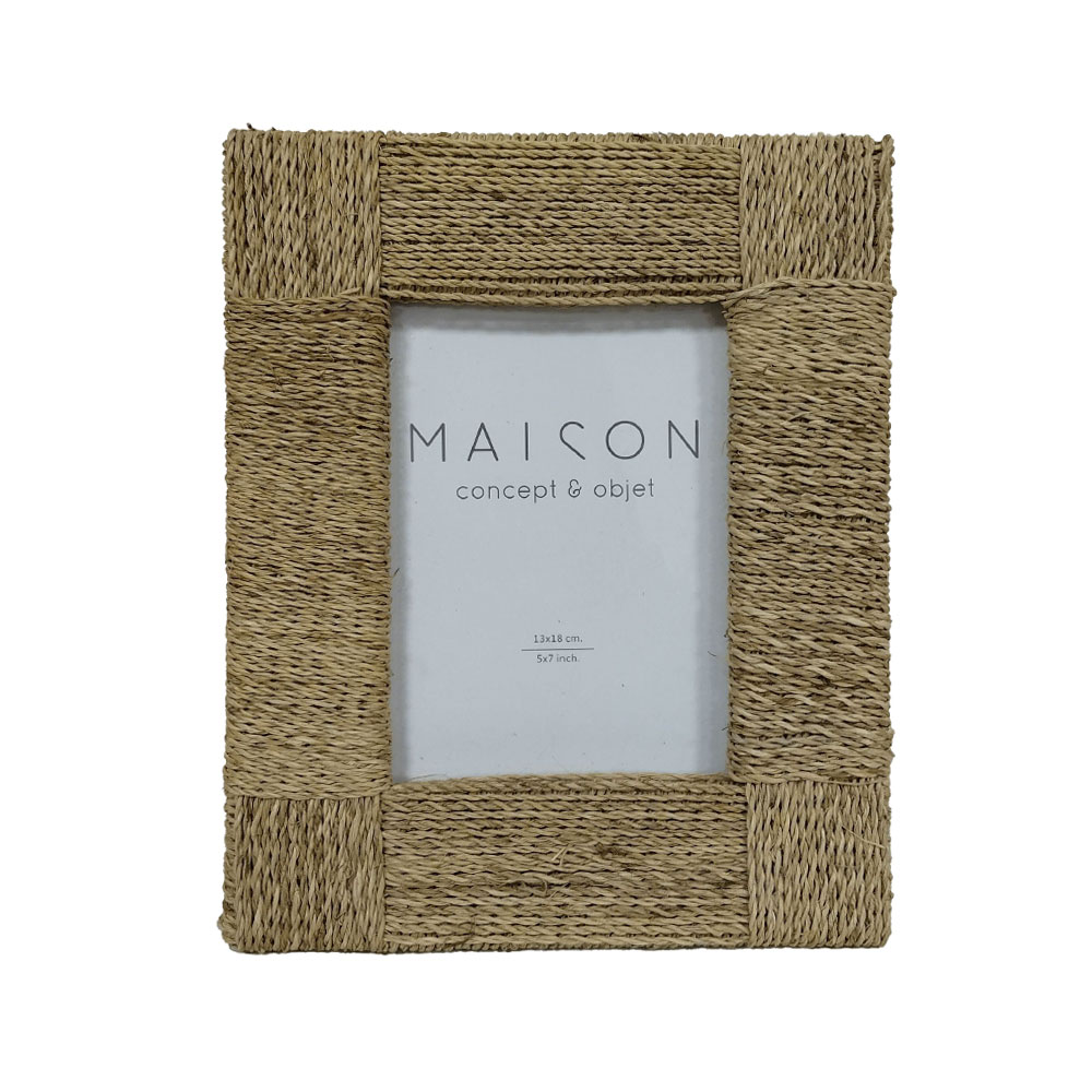 MOSI ΚΟΡΝΙΖΑ 28x23x3cm SEAGRASS ΦΥΣΙΚΟ ΓΥΑΛΙ