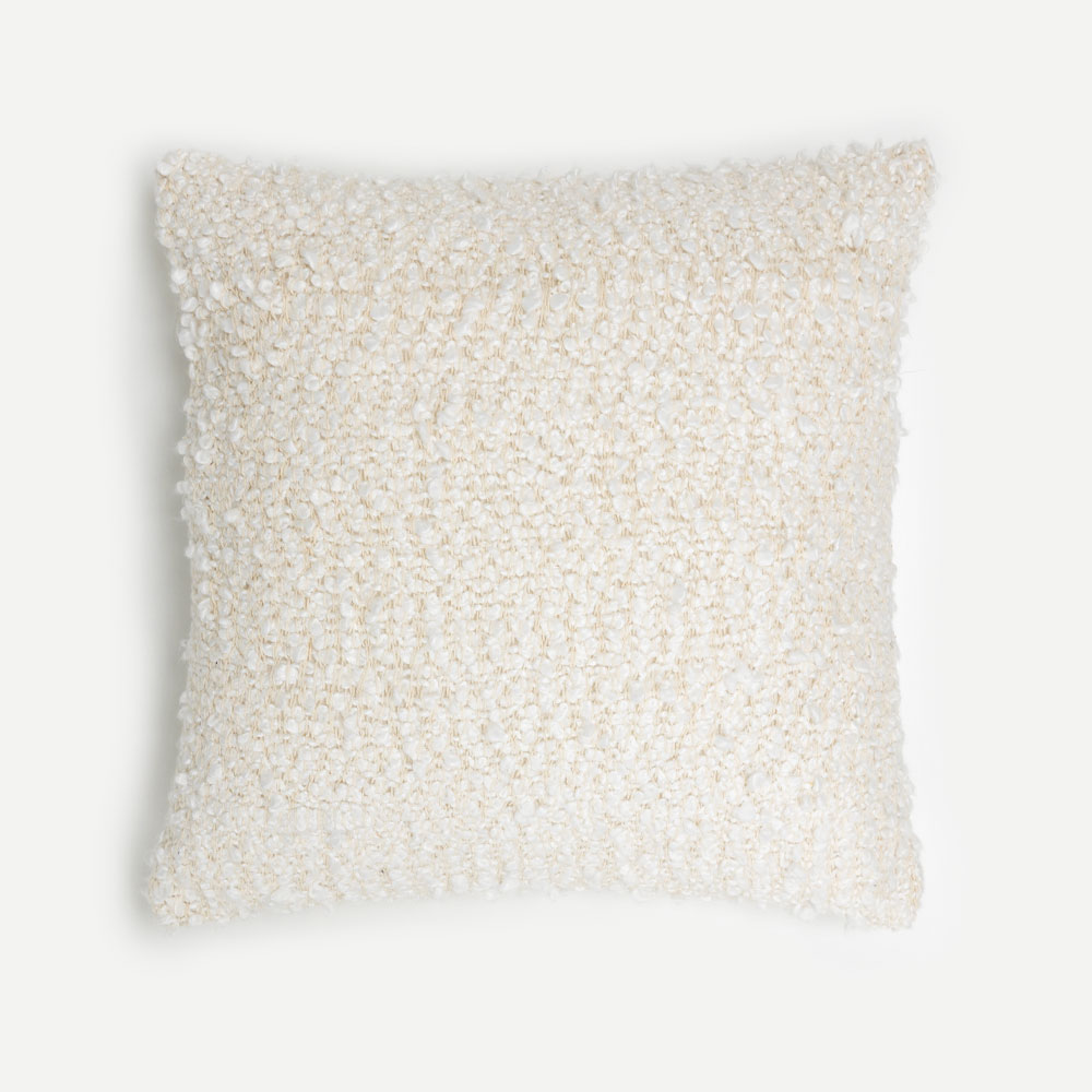 SIMPUL ΔΙΑΚΟΣΜΗΤΙΚΟ ΜΑΞΙΛΑΡΙ 45x45 ΥΦΑΣΜΑ ΛΕΥΚΟ POLYESTER