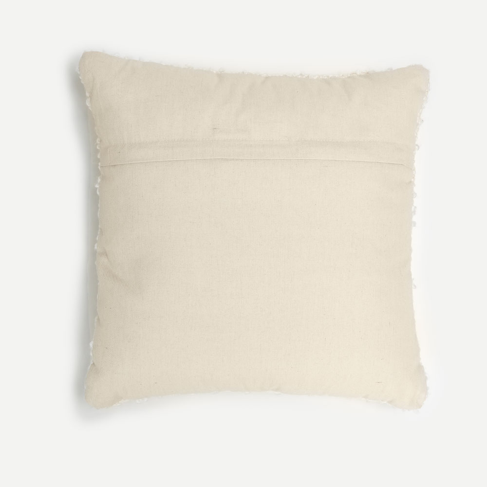 SIMPUL ΔΙΑΚΟΣΜΗΤΙΚΟ ΜΑΞΙΛΑΡΙ 45x45 ΥΦΑΣΜΑ ΛΕΥΚΟ POLYESTER - Image 2