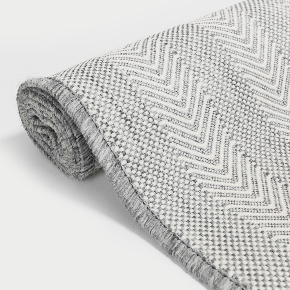 VISHAL ΧΑΛΙ ΣΑΛΟΝΙΟΥ ΕΞΩΤΕΡΙΚΟΥ ΧΩΡΟΥ 200x150 PP ΓΚΡΙ ΛΕΥΚΟ