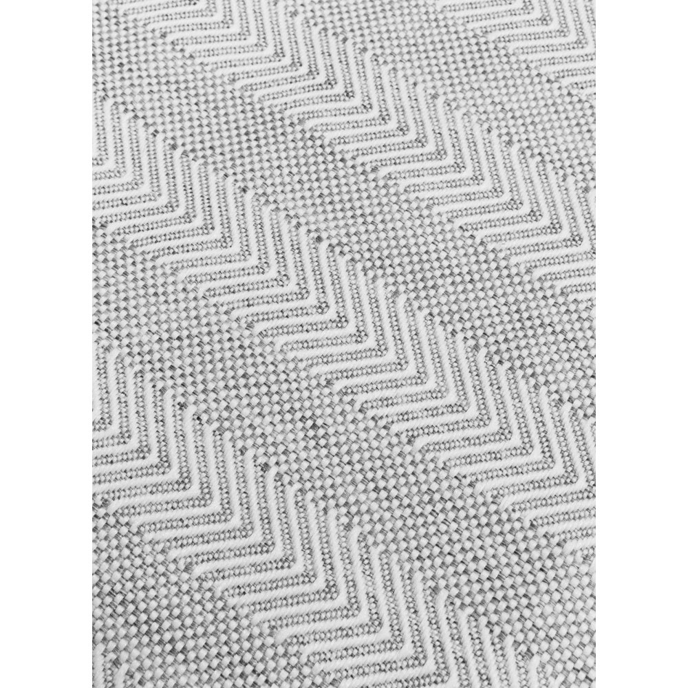 VISHAL ΧΑΛΙ ΣΑΛΟΝΙΟΥ ΕΞΩΤΕΡΙΚΟΥ ΧΩΡΟΥ 200x150 PP ΓΚΡΙ ΛΕΥΚΟ - Image 3