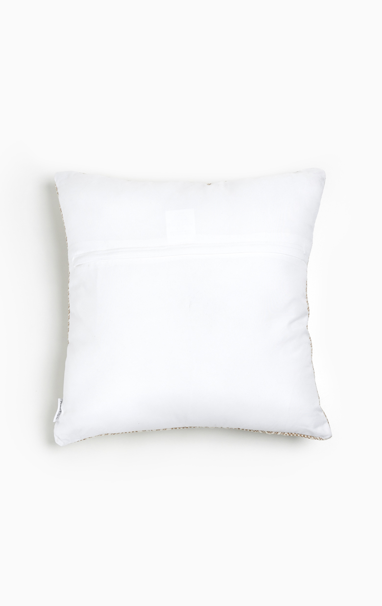 KUNAL ΔΙΑΚΟΣΜΗΤΙΚΟ ΜΑΞΙΛΑΡΙ ΕΞΩΤΕΡΙΚΟΥ ΧΩΡΟΥ 45x45cm ΥΦΑΣΜΑ ΜΠΕΖ POLYESTER - Image 2