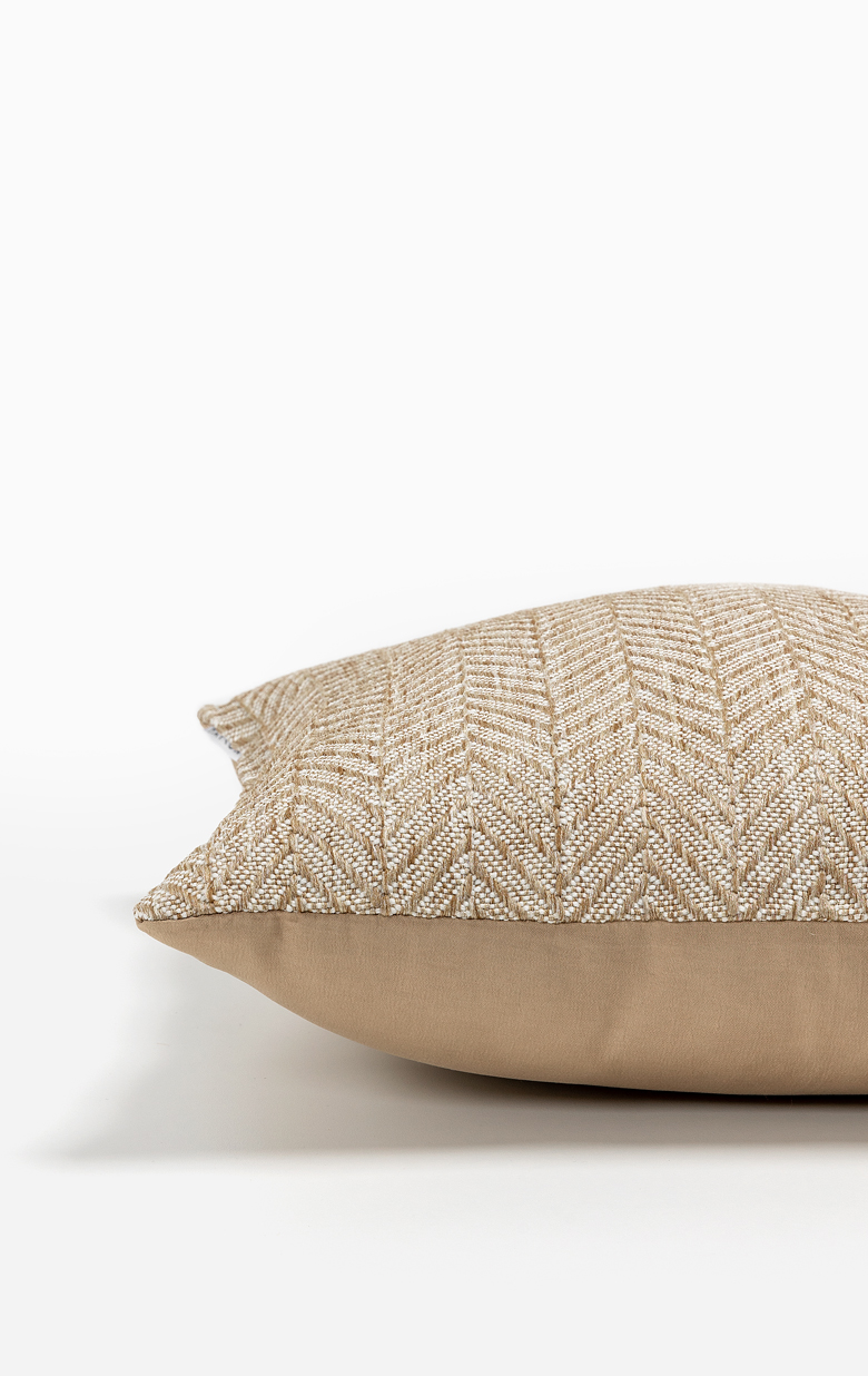 IKAN ΔΙΑΚΟΣΜΗΤΙΚΟ ΜΑΞΙΛΑΡΙ ΕΞΩΤΕΡΙΚΟΥ ΧΩΡΟΥ 45x45cm ΥΦΑΣΜΑ CARAMEL POLYESTER - Image 5