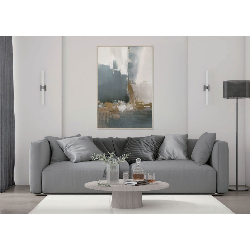 GENESA ΠΙΝΑΚΑΣ ΔΙΑΚΟΣΜΗΤΙΚΟΣ ΜΕ ΚΟΡΝΙΖΑ 80x120x4.3cm ΚΑΜΒΑΣ ΠΟΛΥΧΡΩΜΟ PS - Image 2