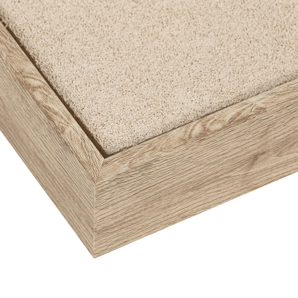 MEADOW A ΠΙΝΑΚΑΣ ΔΙΑΚΟΣΜΗΤΙΚΟΣ ΜΕ ΚΟΡΝΙΖΑ 60x80x3.2cm ΚΑΜΒΑΣ ΚΑΦΕ BEIGE ΞΥΛΟ ΦΥΣΙΚΟ - Image 2