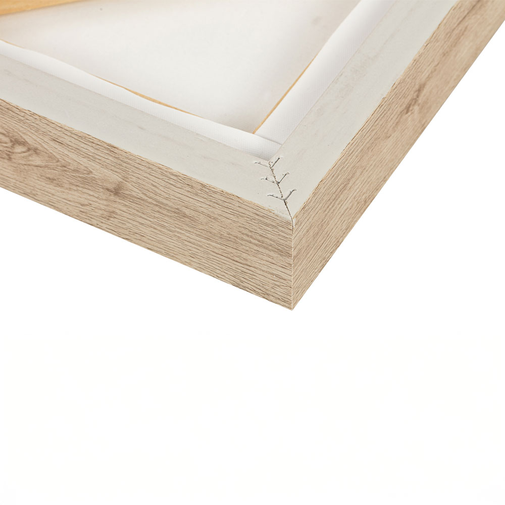 MEADOW A ΠΙΝΑΚΑΣ ΔΙΑΚΟΣΜΗΤΙΚΟΣ ΜΕ ΚΟΡΝΙΖΑ 60x80x3.2cm ΚΑΜΒΑΣ ΚΑΦΕ BEIGE ΞΥΛΟ ΦΥΣΙΚΟ - Image 4