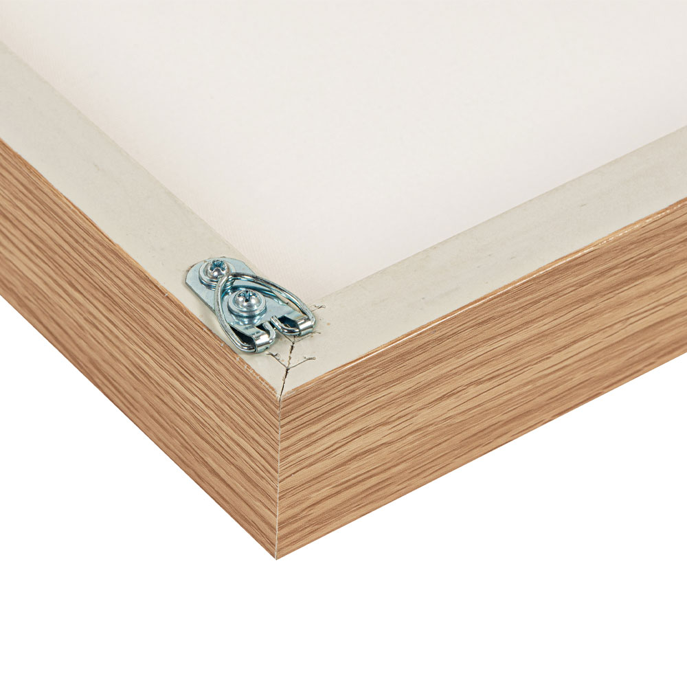 LA ROCCIA II ΠΙΝΑΚΑΣ ΔΙΑΚΟΣΜΗΤΙΚΟΣ ΜΕ ΚΟΡΝΙΖΑ 80x80x3.8cm ΚΑΜΒΑΣ ΚΑΦΕ BEIGE ΞΥΛΟ ΦΥΣΙΚΟ - Image 4