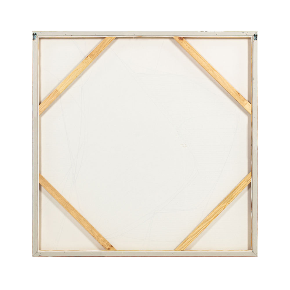 LA ROCCIA II ΠΙΝΑΚΑΣ ΔΙΑΚΟΣΜΗΤΙΚΟΣ ΜΕ ΚΟΡΝΙΖΑ 80x80x3.8cm ΚΑΜΒΑΣ ΚΑΦΕ BEIGE ΞΥΛΟ ΦΥΣΙΚΟ - Image 5