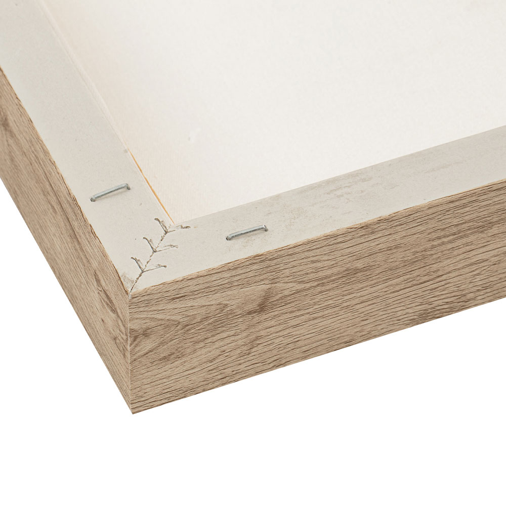 LIGHT MOUNT B ΠΙΝΑΚΑΣ ΔΙΑΚΟΣΜΗΤΙΚΟΣ ΜΕ ΚΟΡΝΙΖΑ 80x80x3.8cm ΚΑΜΒΑΣ BEIGE BEIGE ΞΥΛΟ ΦΥΣΙΚΟ - Image 4