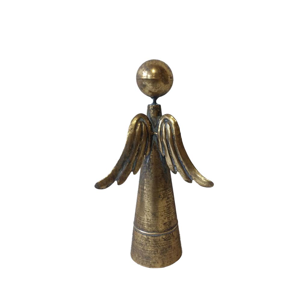ADEN ΧΡΙΣΤΟΥΓΕΝΝΙΑΤΙΚΟ ΔΙΑΚΟΣΜΗΤΙΚΟ ΑΓΓΕΛΟΣ 16x8x29cm ΜΕΤΑΛΛΟ BROWN GOLD