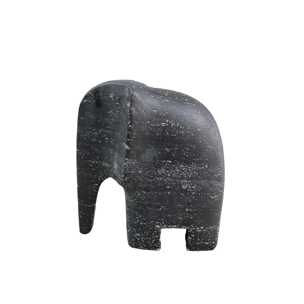 TENGO.A ΔΙΑΚΟΣΜΗΤΙΚΟ ΕΛΕΦΑΝΤΑΣ 16.5x9x18 POLYRESIN ΜΑΥΡΟ ΛΕΥΚΟ