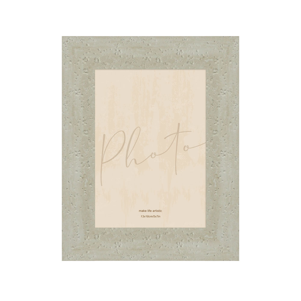 LITHOS ΚΟΡΝΙΖΑ 18.6x1.5x23.7cm POLYRESIN BEIGE ΓΥΑΛΙ