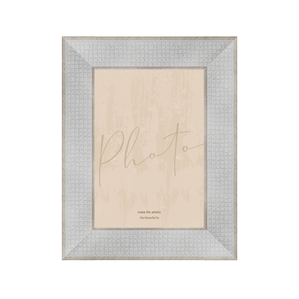 ESTRAZZO ΚΟΡΝΙΖΑ 18.6x1.4x23.7cm POLYRESIN ΓΚΡΙ ΑΝΟΙΧΤΟ ΓΥΑΛΙ