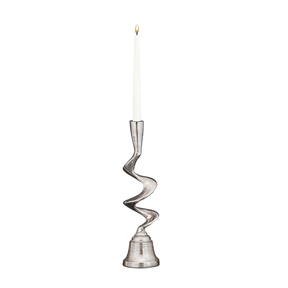 FLAMME ΚΗΡΟΠΗΓΙΟ 11.5x11.5x45cm ΑΛΟΥΜΙΝΙΟ ΑΣΗΜΙ - Image 2