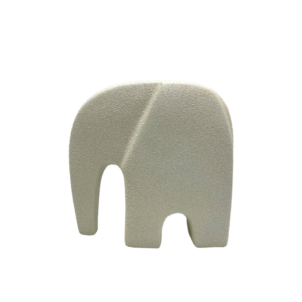 IVORY ΔΙΑΚΟΣΜΗΤΙΚΟ ΕΛΕΦΑΝΤΑΣ 21x8.6x19.8cm POLYRESIN ΑΣΠΡΟ