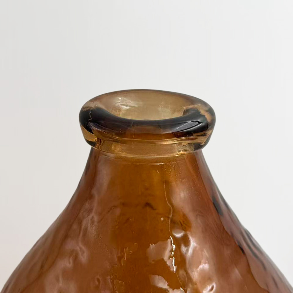 SPICE ΒΑΖΟ 22x22x35.5cm ΓΥΑΛΙ CARAMEL - Image 2