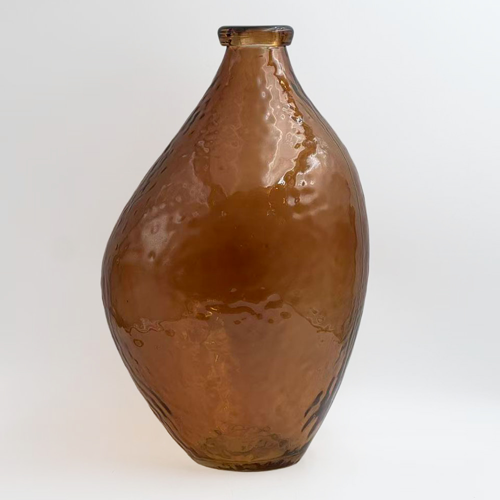 SPICE ΒΑΖΟ 22x22x35.5cm ΓΥΑΛΙ CARAMEL - Image 3
