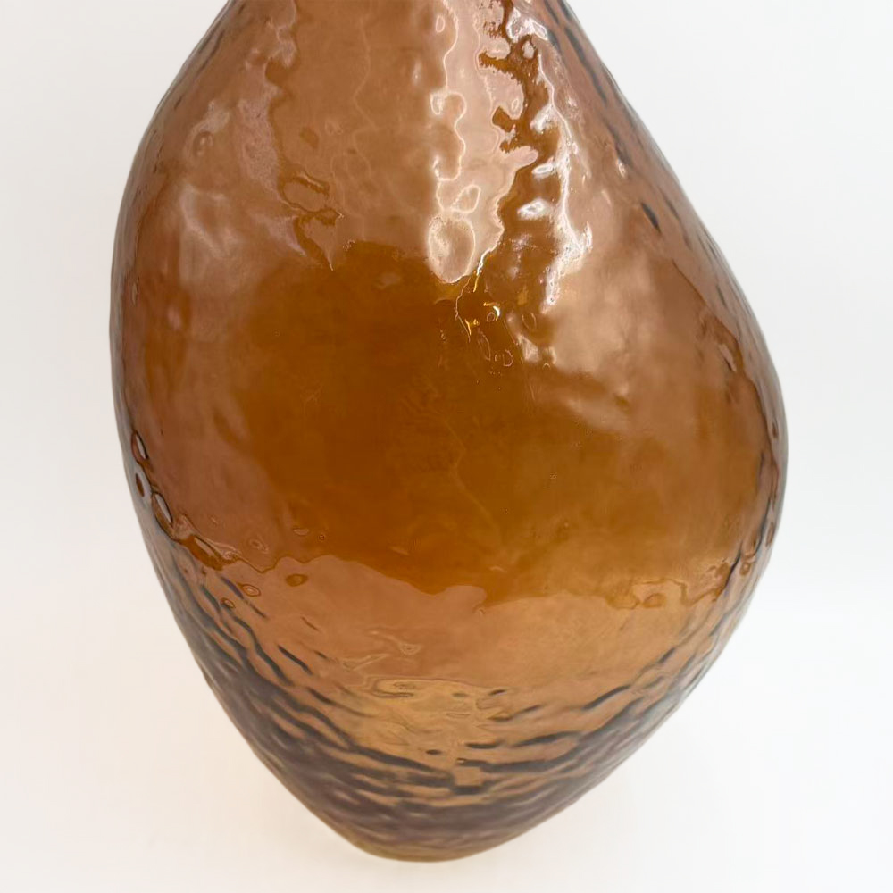 SPICE ΒΑΖΟ 22x22x35.5cm ΓΥΑΛΙ CARAMEL - Image 4