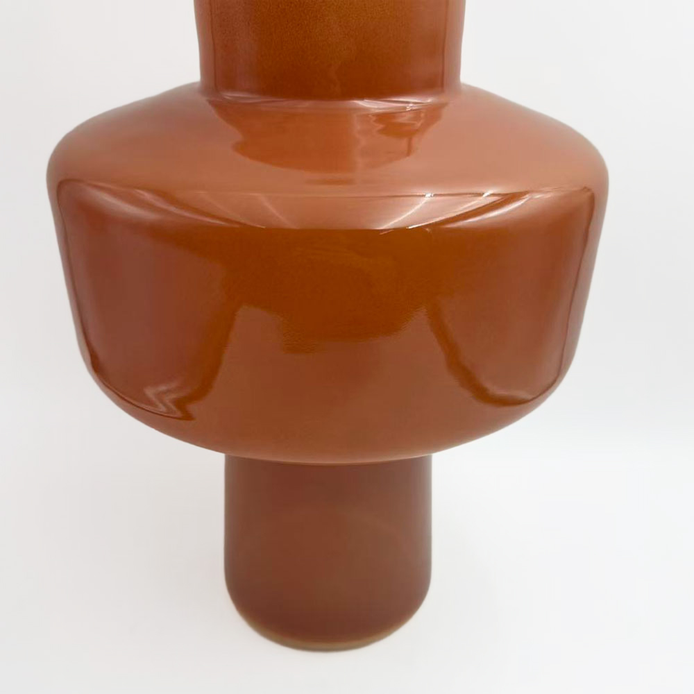 REGAL ΒΑΖΟ 20x20x28cm ΓΥΑΛΙ ΠΟΡΤΟΚΑΛΙ - Image 3