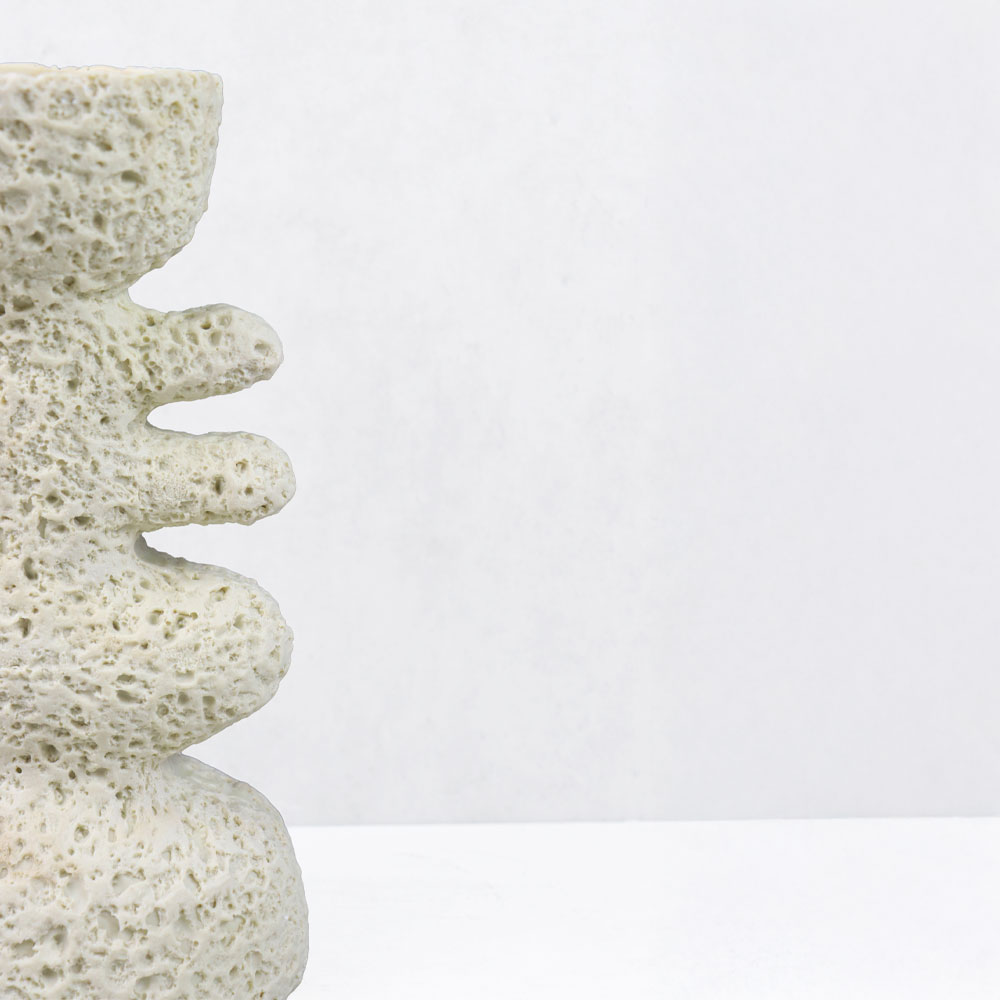 LUSTRE III ΚΗΡΟΠΗΓΙΟ ΔΙΑΚΟΣΜΗΤΙΚΟ 14.5x9.5x25cm RESIN ΜΠΕΖ - Image 3