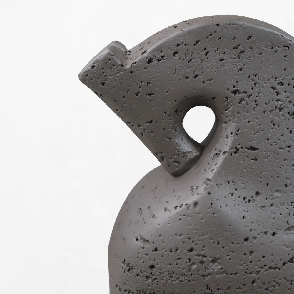 ARCHON I ΔΙΑΚΟΣΜΗΤΙΚΟ ΑΛΟΓΟ 17x7.5x22cm RESIN ΚΑΦΕ ΣΚΟΥΡΟ - Image 2