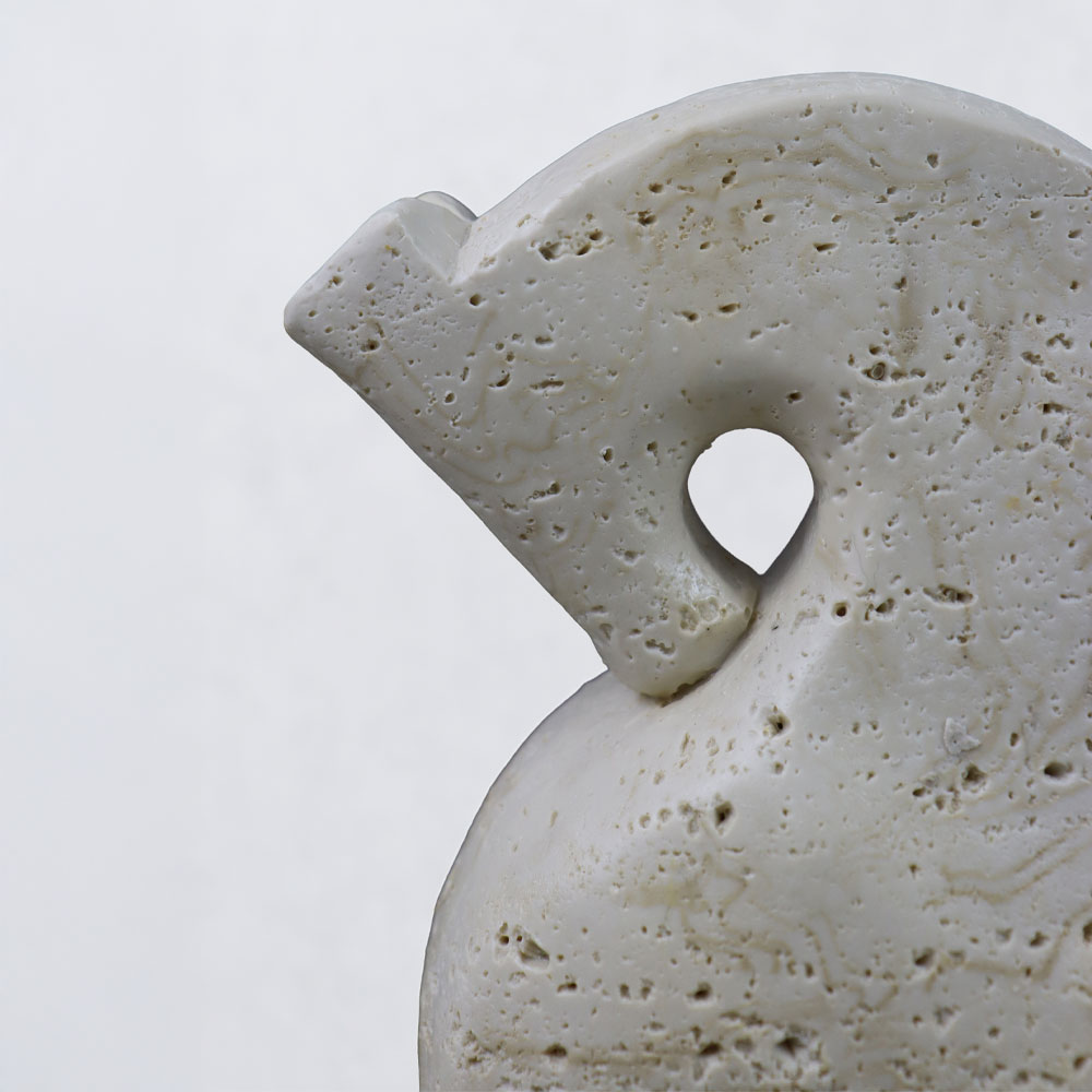 ARCHON II ΔΙΑΚΟΣΜΗΤΙΚΟ ΑΛΟΓΟ 17x7.5x22cm RESIN ΜΠΕΖ - Image 2