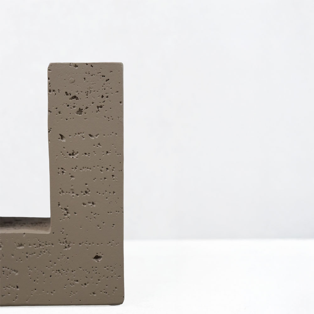FLUX I ΚΗΡΟΠΗΓΙΟ ΔΙΑΚΟΣΜΗΤΙΚΟ 12x4x16cm RESIN ΚΑΦΕ - Image 4