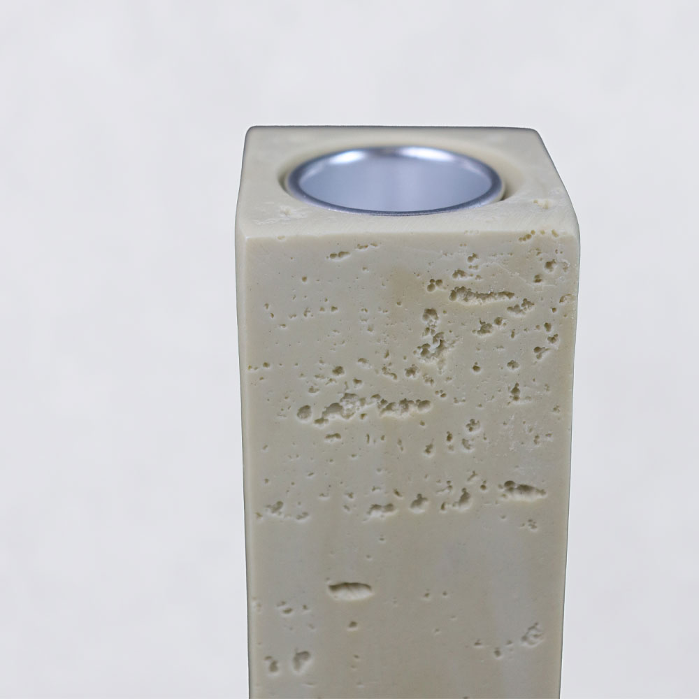 FLUX III ΚΗΡΟΠΗΓΙΟ ΔΙΑΚΟΣΜΗΤΙΚΟ 12x4x16cm RESIN ΜΠΕΖ - Image 2