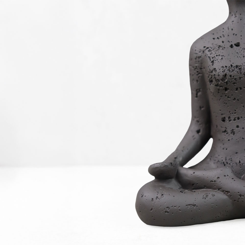 MORPH I ΔΙΑΚΟΣΜΗΤΙΚΟ ΣΩΜΑ 13x7.5x17.5cm RESIN ΚΑΦΕ ΣΚΟΥΡΟ - Image 2