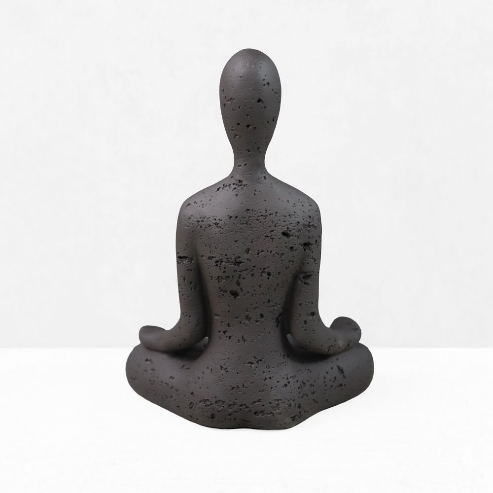 MORPH I ΔΙΑΚΟΣΜΗΤΙΚΟ ΣΩΜΑ 13x7.5x17.5cm RESIN ΚΑΦΕ ΣΚΟΥΡΟ - Image 4
