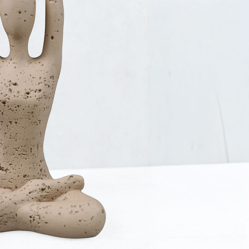 MORPH IV ΔΙΑΚΟΣΜΗΤΙΚΟ ΣΩΜΑ 12.5x8x21cm RESIN ΚΑΦΕ - Image 2