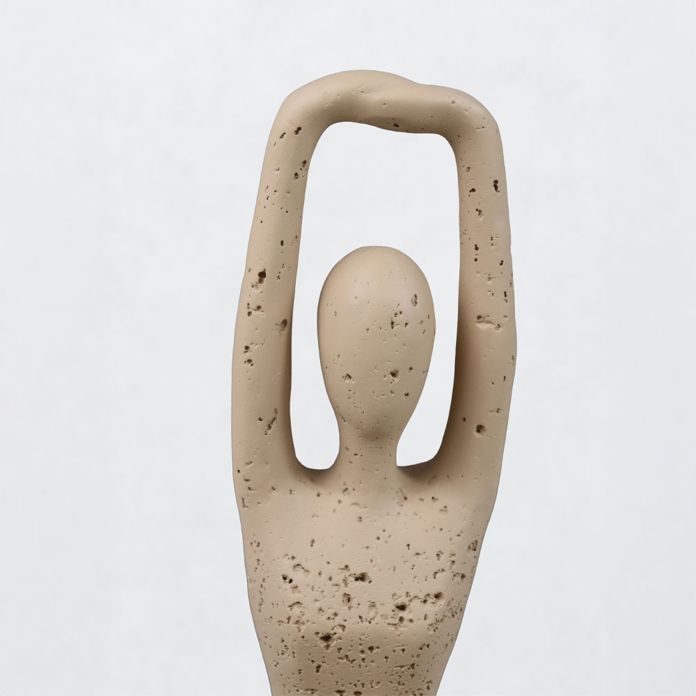 MORPH IV ΔΙΑΚΟΣΜΗΤΙΚΟ ΣΩΜΑ 12.5x8x21cm RESIN ΚΑΦΕ - Image 3