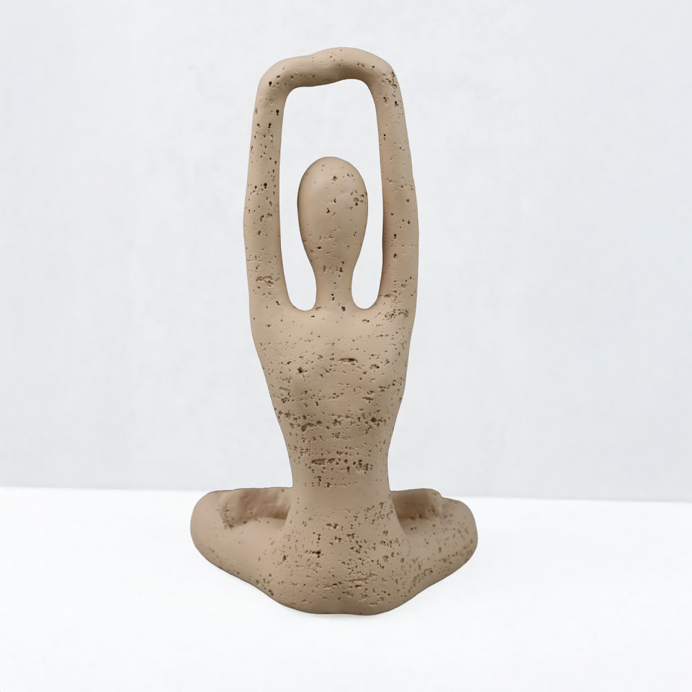 MORPH IV ΔΙΑΚΟΣΜΗΤΙΚΟ ΣΩΜΑ 12.5x8x21cm RESIN ΚΑΦΕ - Image 4