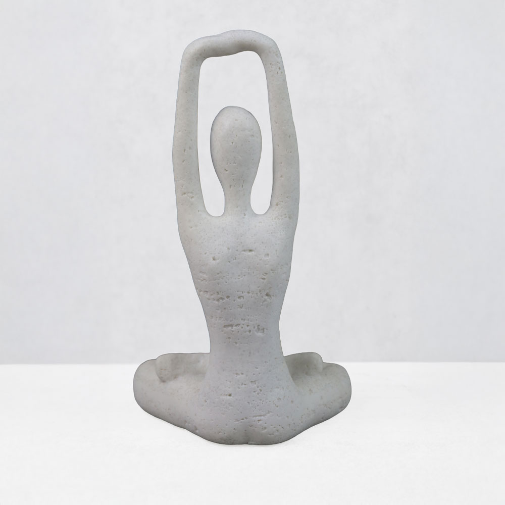 MORPH V ΔΙΑΚΟΣΜΗΤΙΚΟ ΣΩΜΑ 12.5x8x21cm RESIN ΑΣΠΡΟ - Image 4