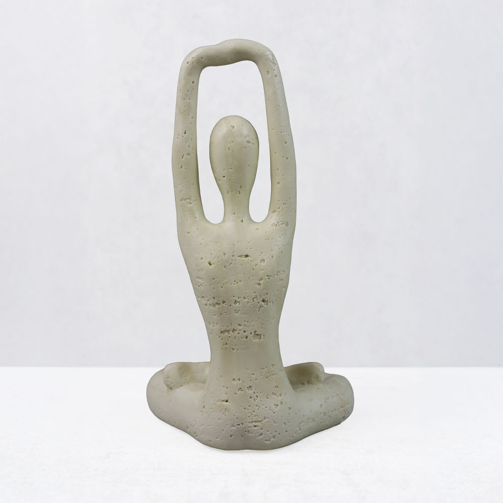 MORPH VI ΔΙΑΚΟΣΜΗΤΙΚΟ ΣΩΜΑ 12.5x8x21cm RESIN ΜΠΕΖ - Image 4