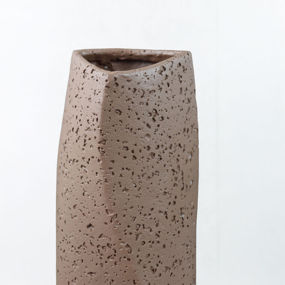 VOID I ΒΑΖΟ 16.5x14.5x39cm RESIN ΚΑΦΕ - Image 2