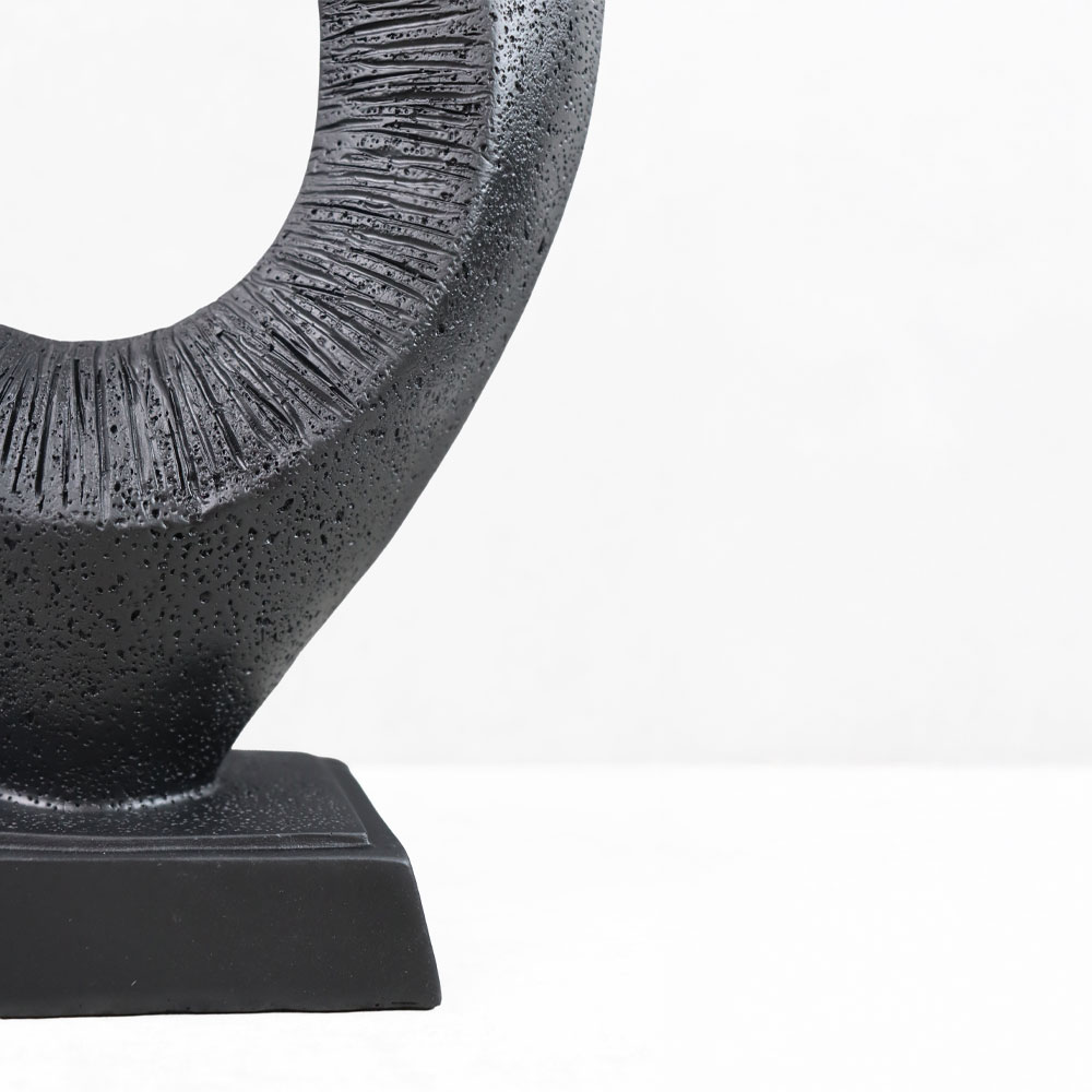 PULSE II ΔΙΑΚΟΣΜΗΤΙΚΟ 18.5x8.5x30cm RESIN ΜΑΥΡΟ - Image 3