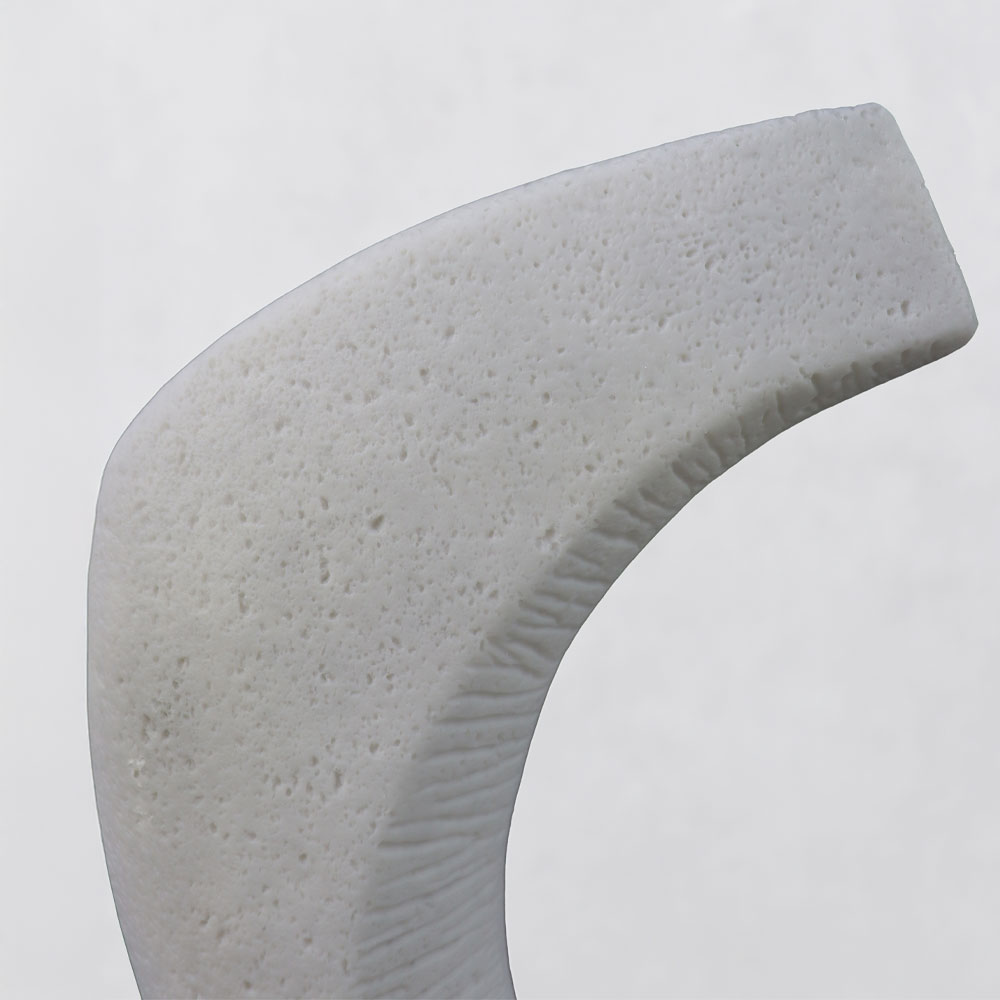 PULSE III ΔΙΑΚΟΣΜΗΤΙΚΟ 18.5x8.5x30cm RESIN ΑΣΠΡΟ - Image 2