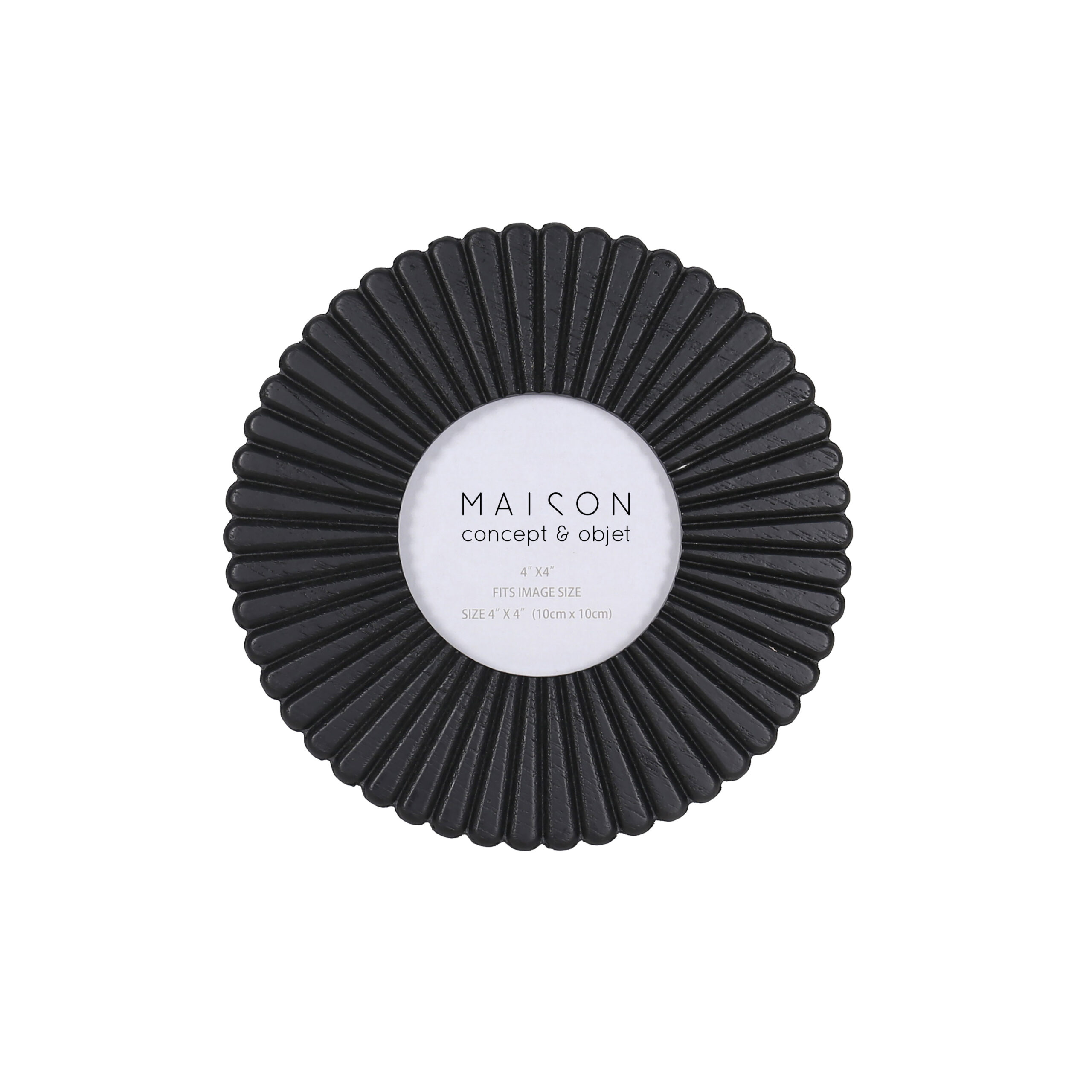 OROS ΚΟΡΝΙΖΑ 20x1.5x20cm MDF ΜΑΥΡΟ ΓΥΑΛΙ