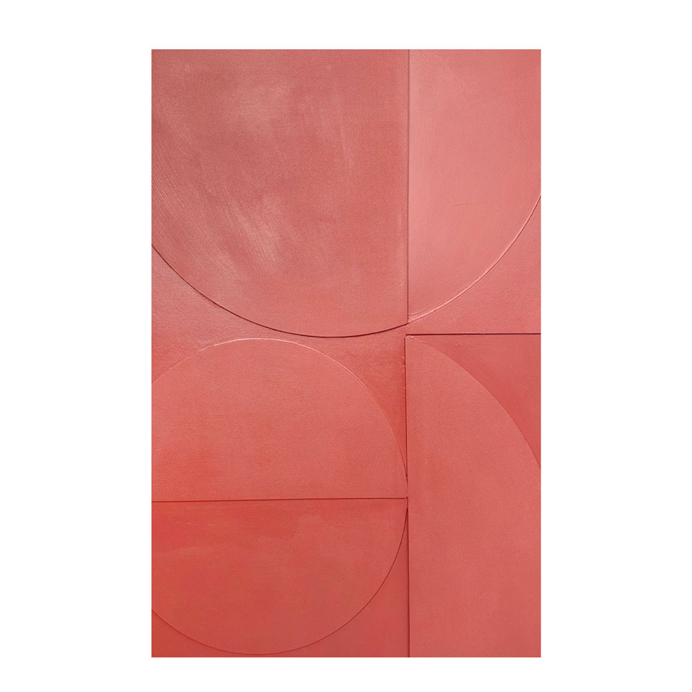 HARMONY ΠΙΝΑΚΑΣ ΔΙΑΚΟΣΜΗΤΙΚΟΣ ΜΕ ΚΟΡΝΙΖΑ 82.6x4.3x122.6cm ΚΑΜΒΑΣ ΠΟΡΤΟΚΑΛΙ PS - Image 2