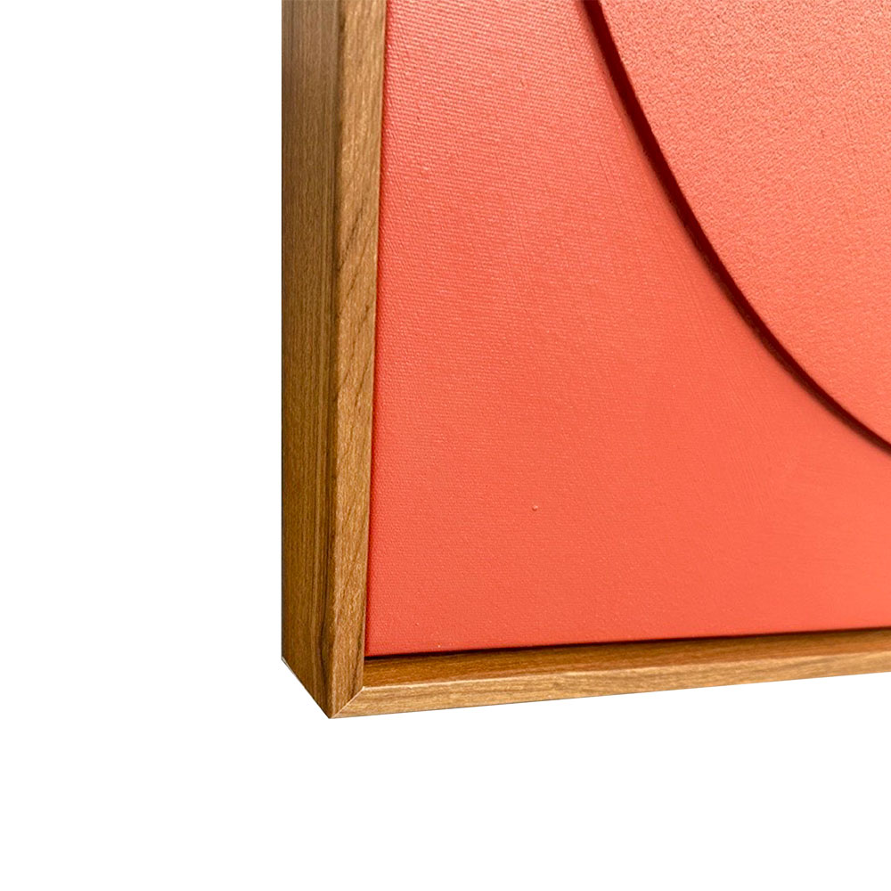 HARMONY ΠΙΝΑΚΑΣ ΔΙΑΚΟΣΜΗΤΙΚΟΣ ΜΕ ΚΟΡΝΙΖΑ 82.6x4.3x122.6cm ΚΑΜΒΑΣ ΠΟΡΤΟΚΑΛΙ PS - Image 3
