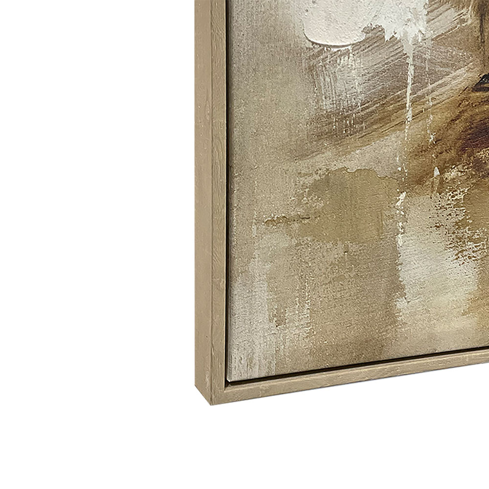 NIRVA ΠΙΝΑΚΑΣ ΔΙΑΚΟΣΜΗΤΙΚΟΣ ΜΕ ΚΟΡΝΙΖΑ 82.6x4.3x122.6cm ΚΑΜΒΑΣ ΠΟΛΥΧΡΩΜΟ PS - Image 3