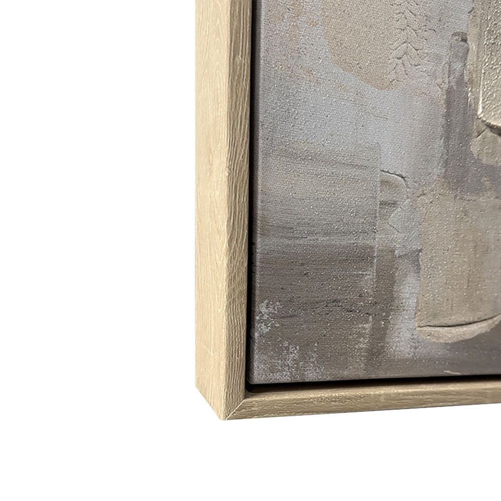 THALEA I ΠΙΝΑΚΑΣ ΔΙΑΚΟΣΜΗΤΙΚΟΣ ΜΕ ΚΟΡΝΙΖΑ 82.6x4.3x122.6cm ΚΑΜΒΑΣ ΠΟΛΥΧΡΩΜΟ PS - Image 3