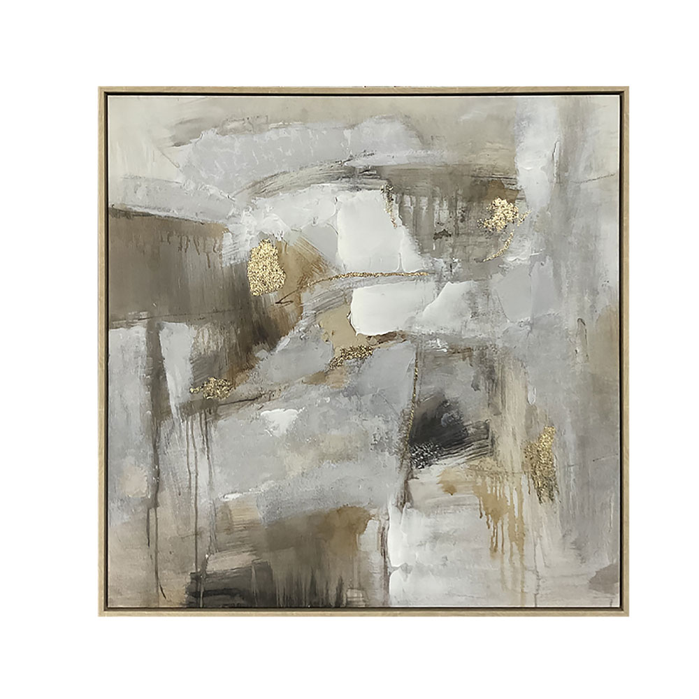 NYRA ΠΙΝΑΚΑΣ ΔΙΑΚΟΣΜΗΤΙΚΟΣ ΜΕ ΚΟΡΝΙΖΑ 82.6x4.3x82.6cm ΚΑΜΒΑΣ ΠΟΛΥΧΡΩΜΟ PS