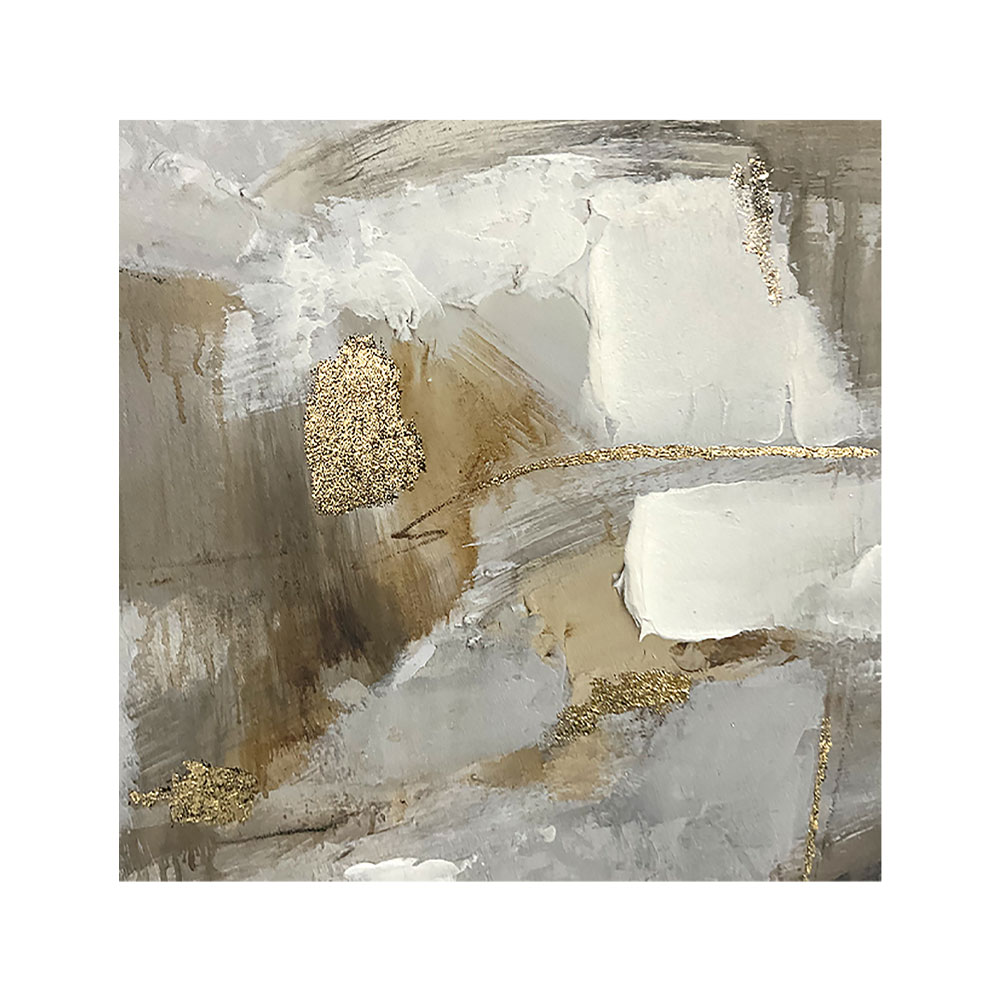 NYRA ΠΙΝΑΚΑΣ ΔΙΑΚΟΣΜΗΤΙΚΟΣ ΜΕ ΚΟΡΝΙΖΑ 82.6x4.3x82.6cm ΚΑΜΒΑΣ ΠΟΛΥΧΡΩΜΟ PS - Image 2