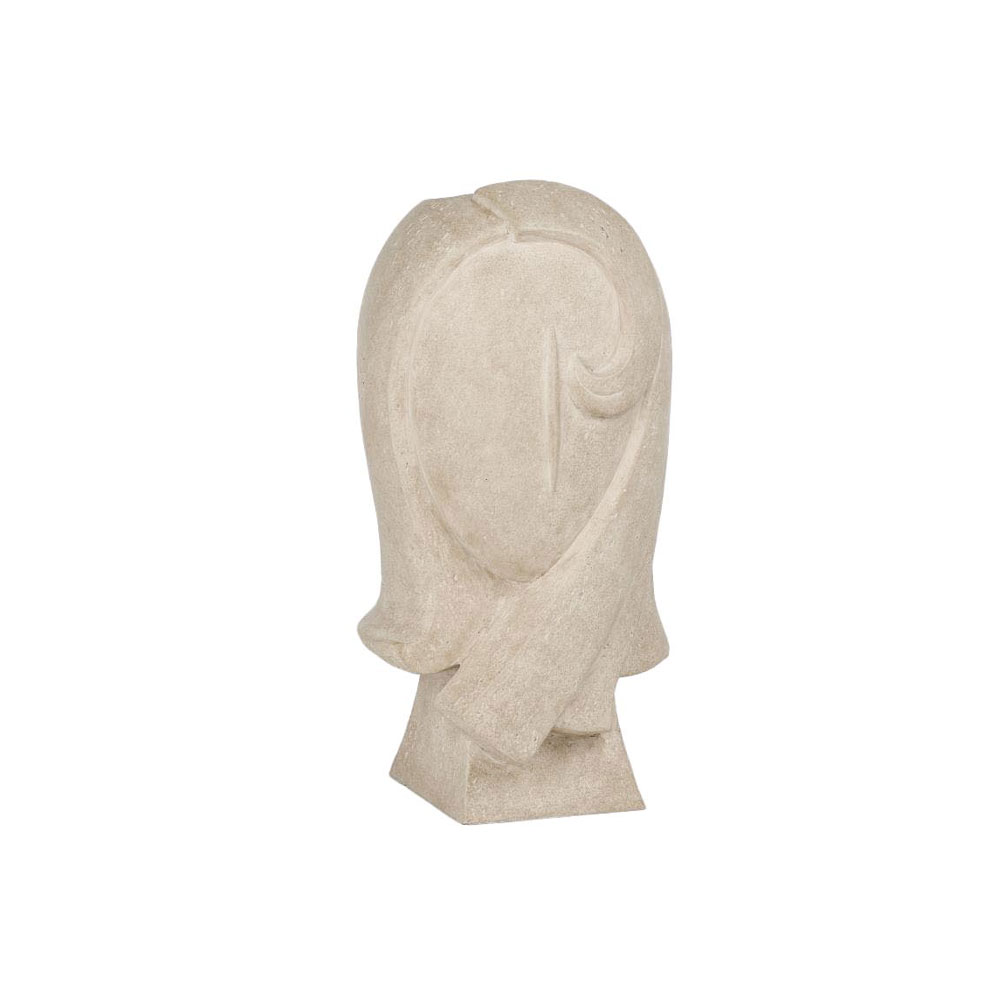 OBSCURA ΒΑΖΟ 18.5x17.3x35cm RESIN ΜΠΕΖ
