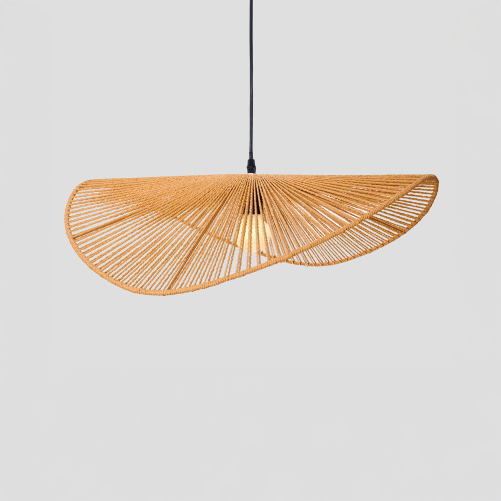 LUMA ΦΩΤΙΣΤΙΚΟ ΟΡΟΦΗΣ 60x20.5cm ΣΧΟΙΝΙ ΚΑΦΕ ΧΑΡΤΙ - Image 2