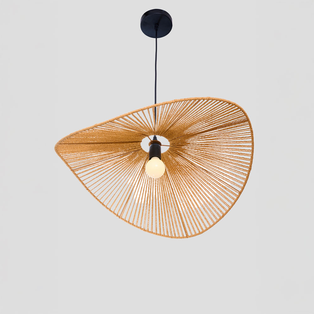LUMA ΦΩΤΙΣΤΙΚΟ ΟΡΟΦΗΣ 60x20.5cm ΣΧΟΙΝΙ ΚΑΦΕ ΧΑΡΤΙ - Image 5