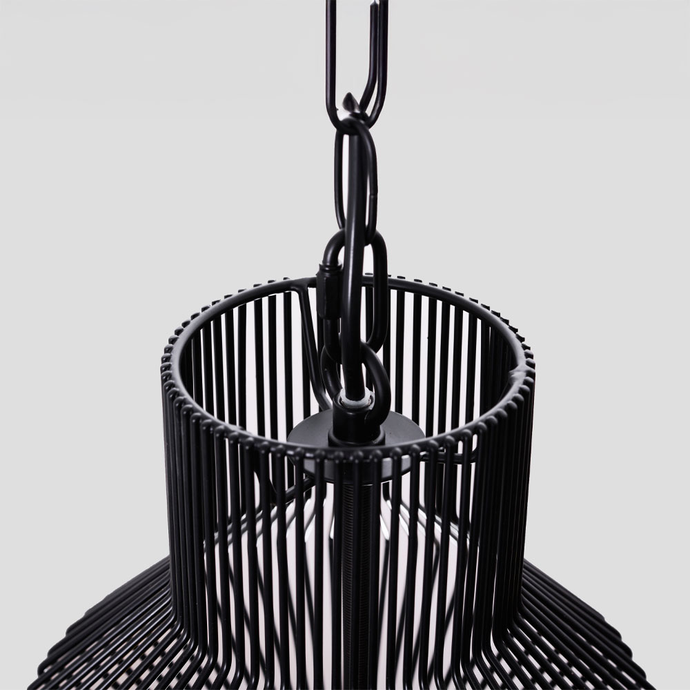 STEEL ΦΩΤΙΣΤΙΚΟ ΟΡΟΦΗΣ 28x40.5cm ΣΙΔΕΡΟ ΜΑΥΡΟ - Image 4